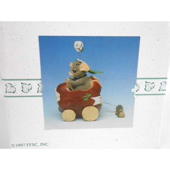 Charming Tails Figurine The Getaway Car Just Married Fitz & Floyd 1997 Wedding - Picture 1 of 6